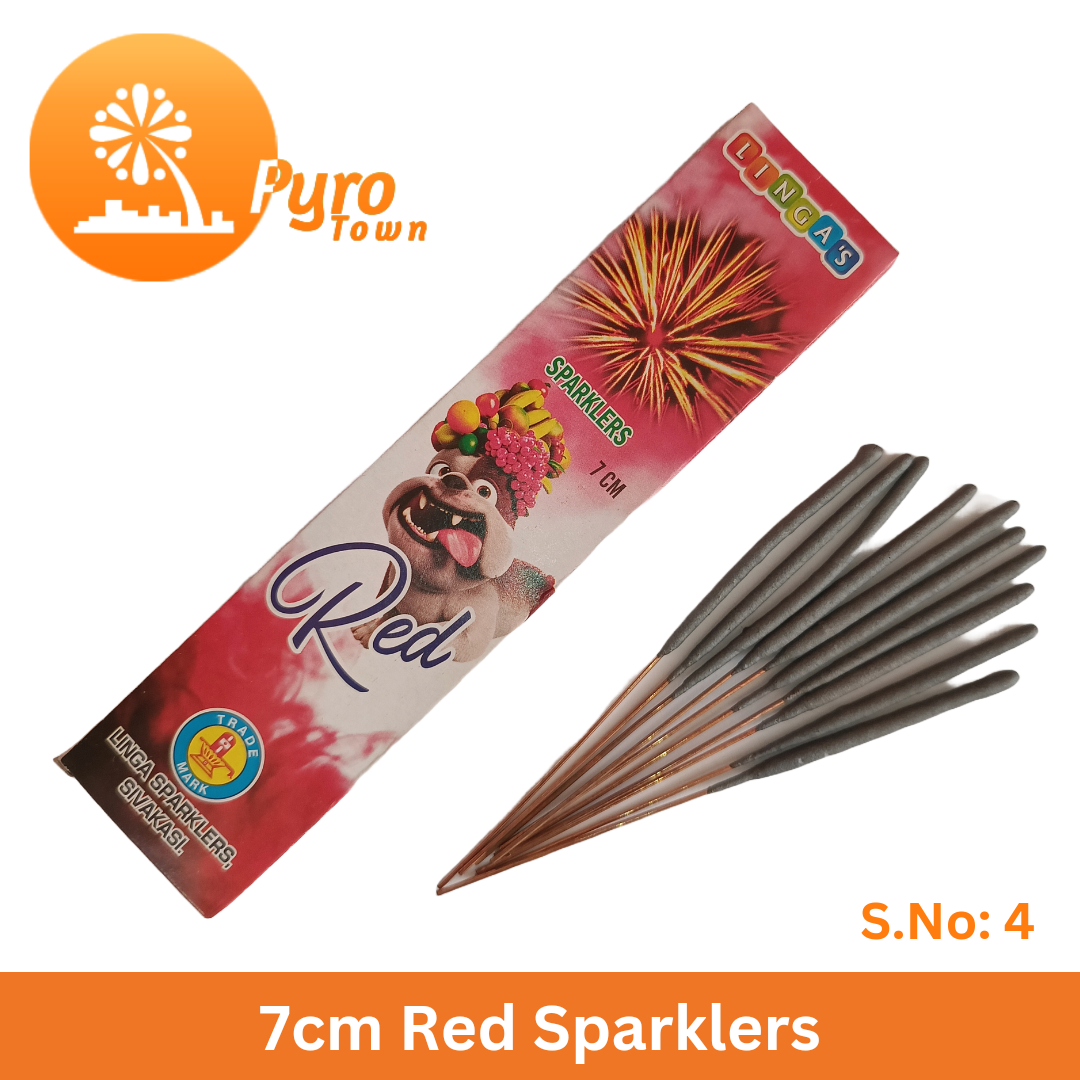 7cm Red Sparklers