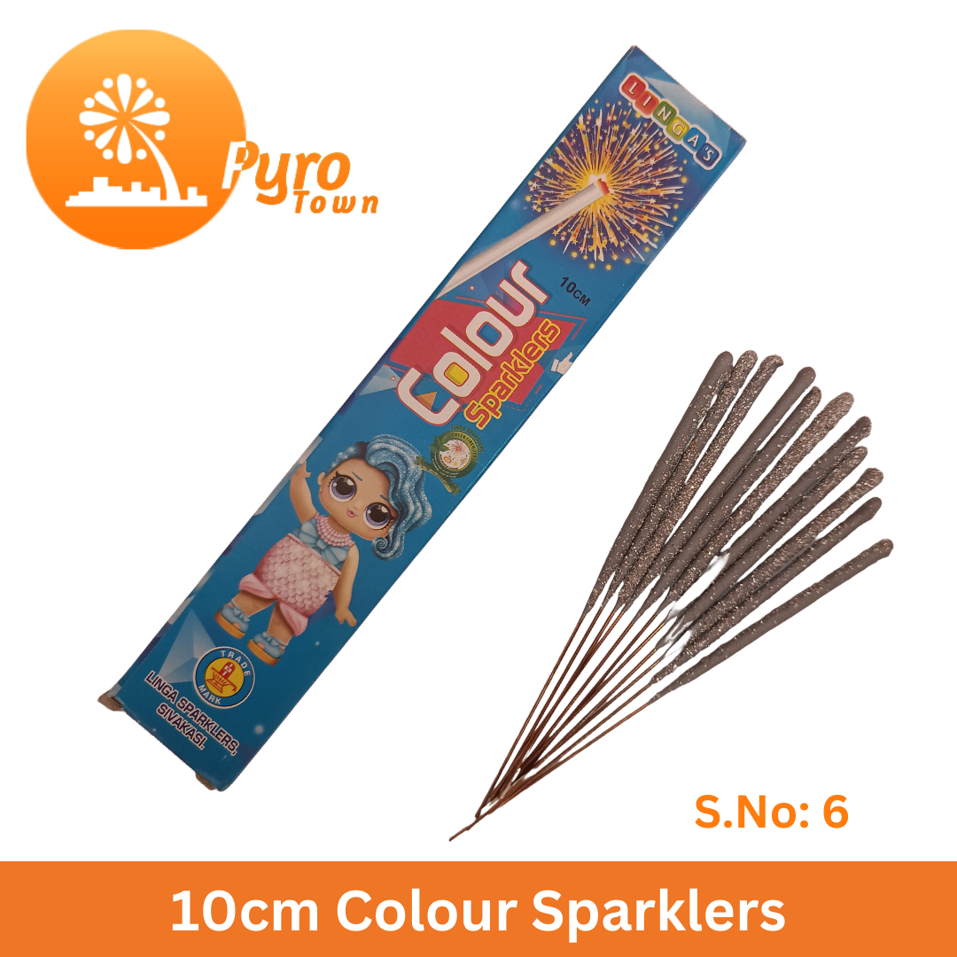 10cm Colour Sparklers
