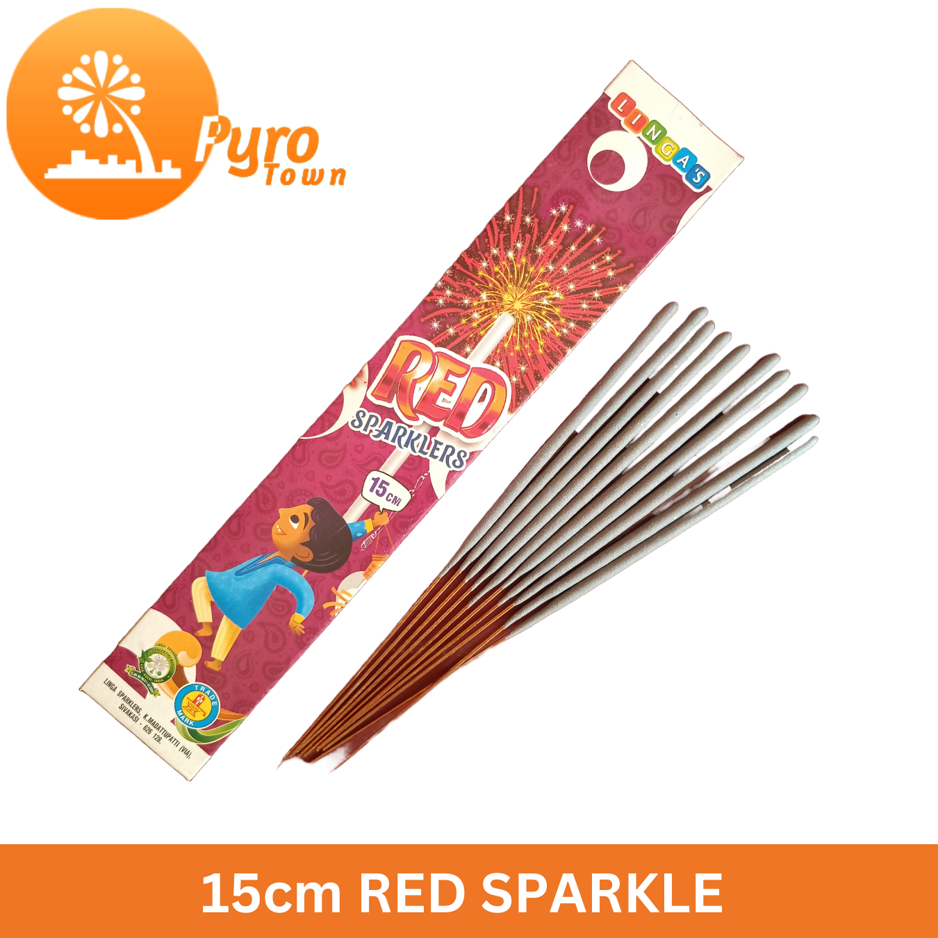 15cm Red Sparklers