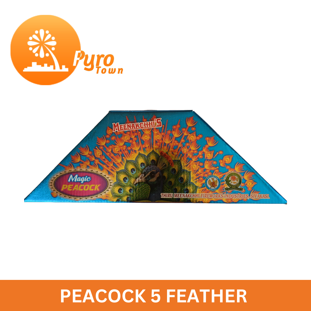 Peacock 3 Feather (1 Pcs)